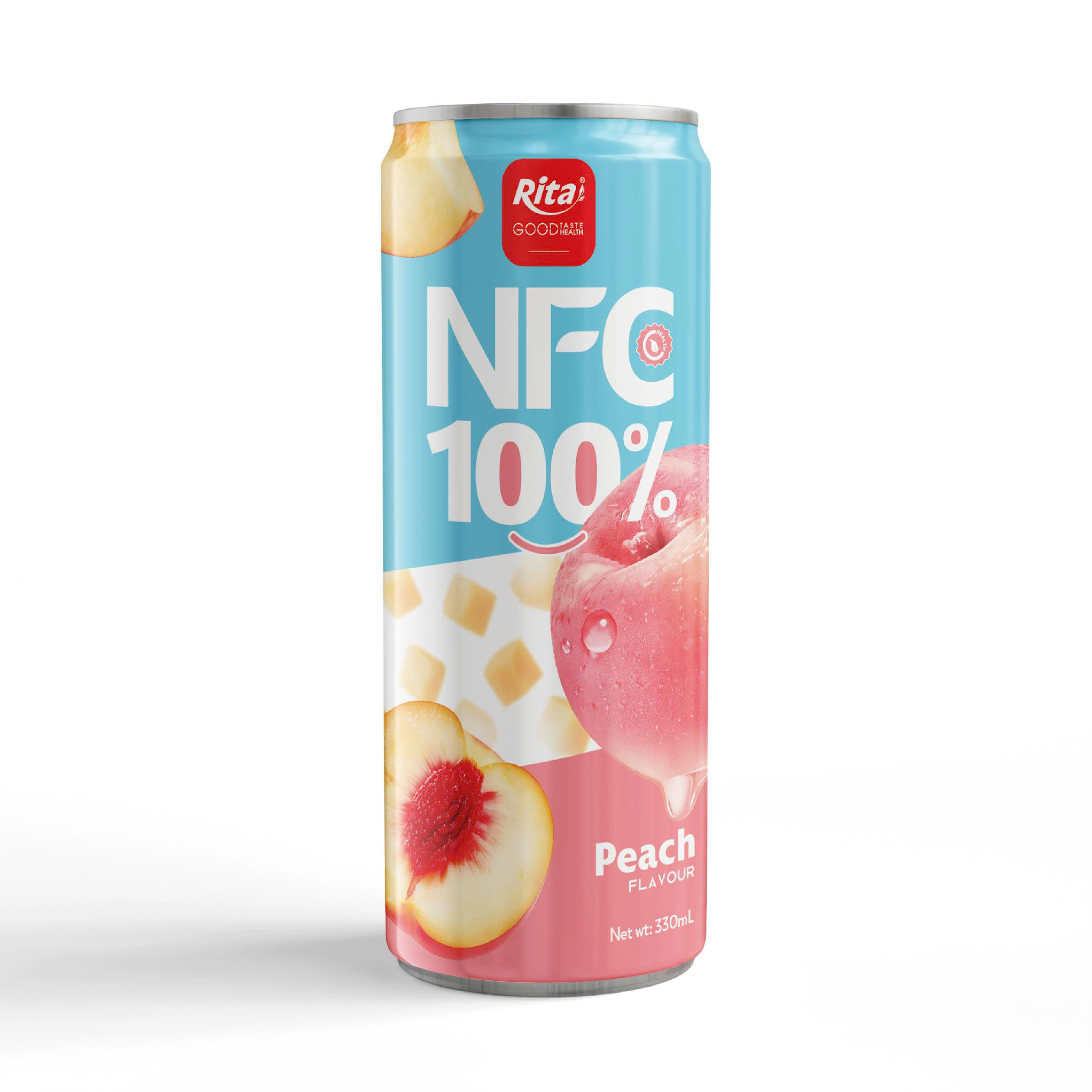 Rita NFC 100% Peach Juice Drink 330ml Can